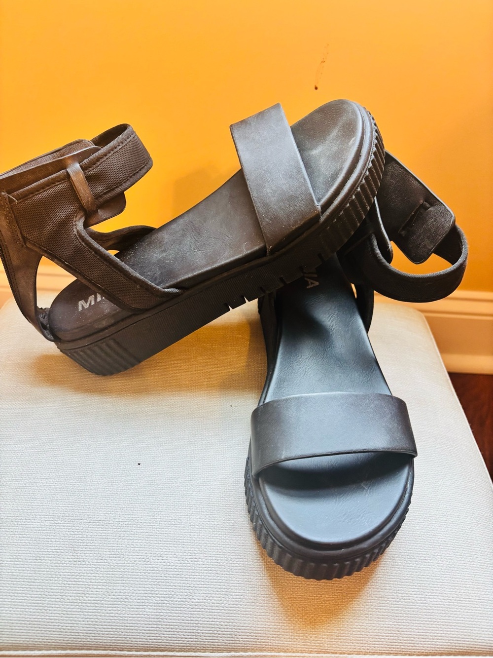 Women's Black MIA Platform Sandals